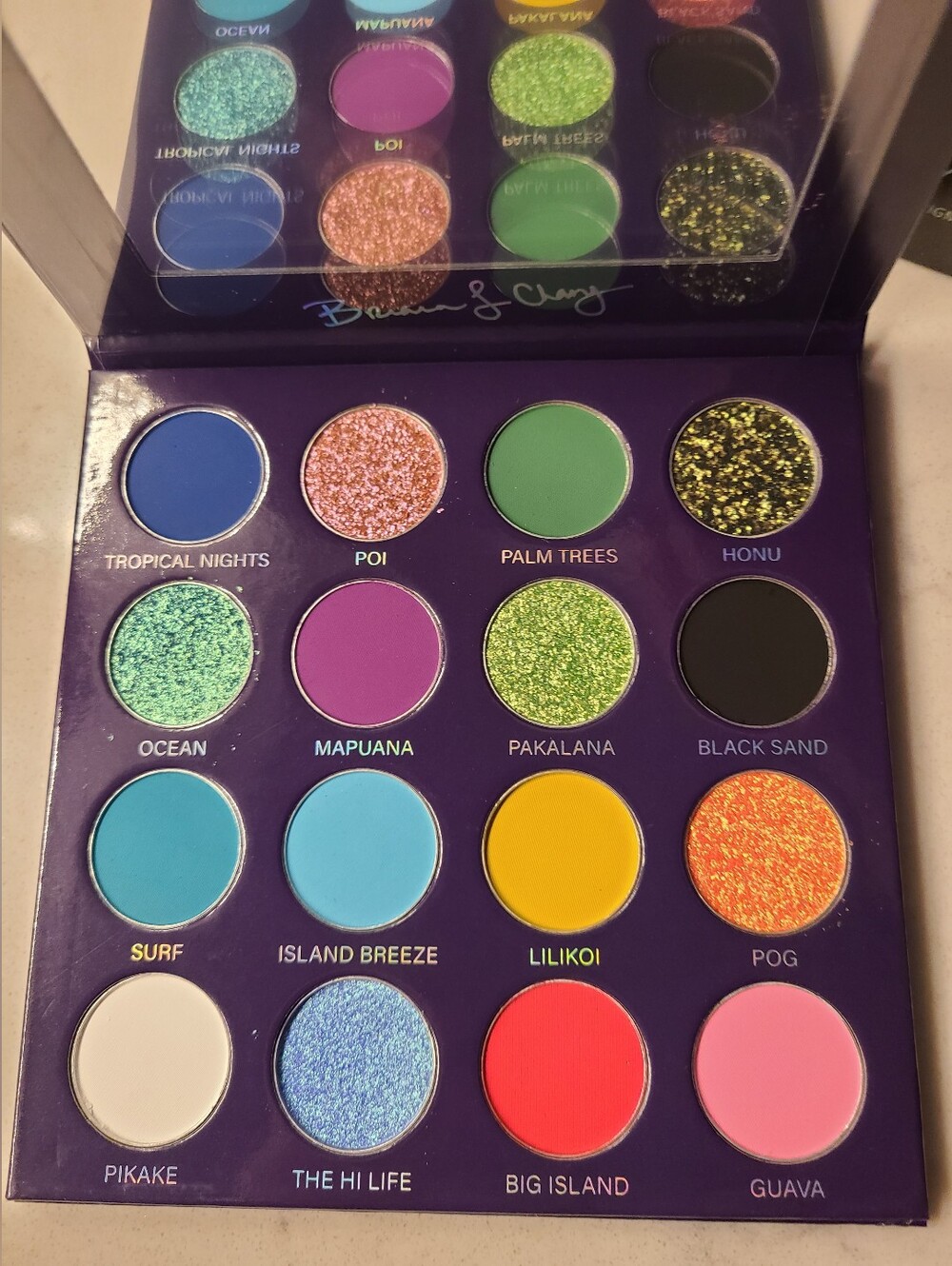 Bri C Beauty X It's Bel Cosmetics TROPICAL NIGHTS Eyeshadow Palette - Picture 2 of 7